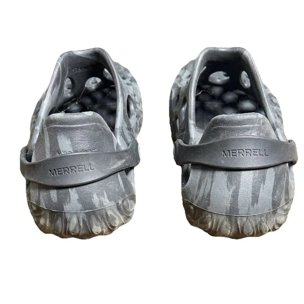 Merrell Hydro Moc Sandals Shoes Black Gray M8/W9.5 Water Shoes Gorpcore EUC